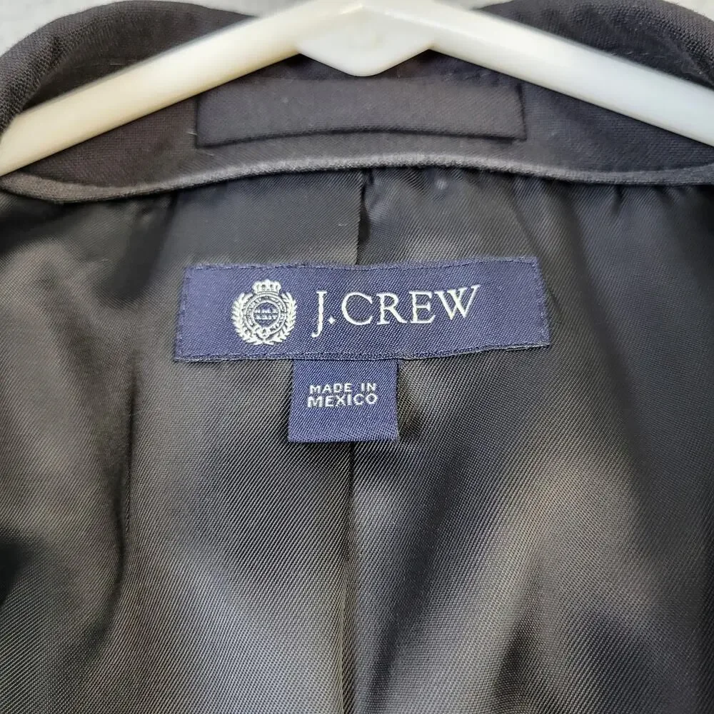 J Crew Loro Piana‎ Super 120's Wool Blazer Men's 40R Black Suit Jacket Career